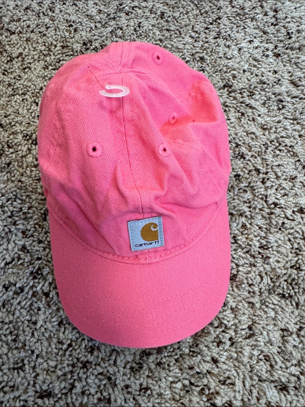 Carhartt Pink Cotton Logo Cap